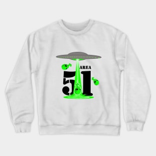 Alien baby Area 51 Crewneck Sweatshirt